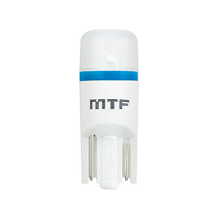 СД Лампа MTF T10 5000K линза матовая 90 Lm (2 шт)