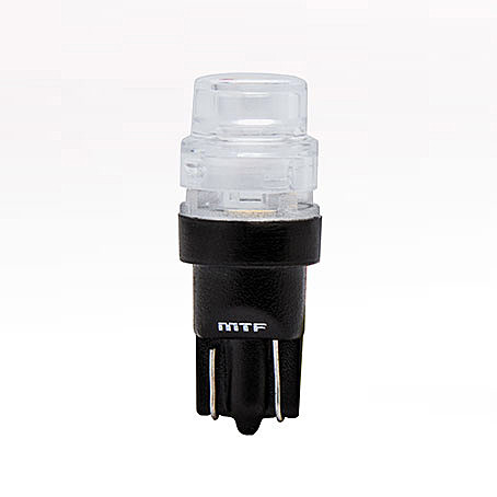 СД Лампа MTF T10 4500K линза из оптов. (2 шт)
