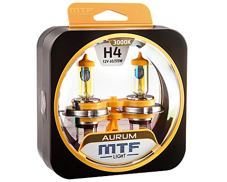 Лампы MTF H4 12V 60/55W AURUM