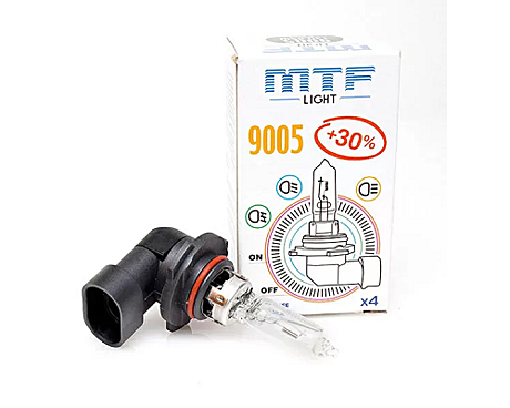 Лампа галогенная MTF HB3 (9005) 12V 65W Standard + 30